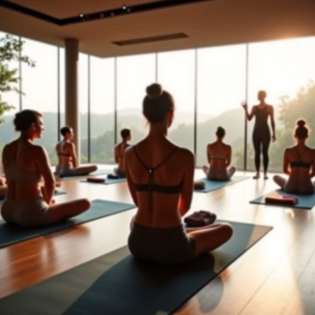 Yoga dersi